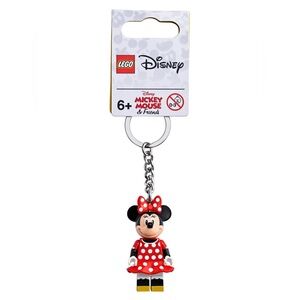 LEGO Disney Minnie Mouse Red Keychain